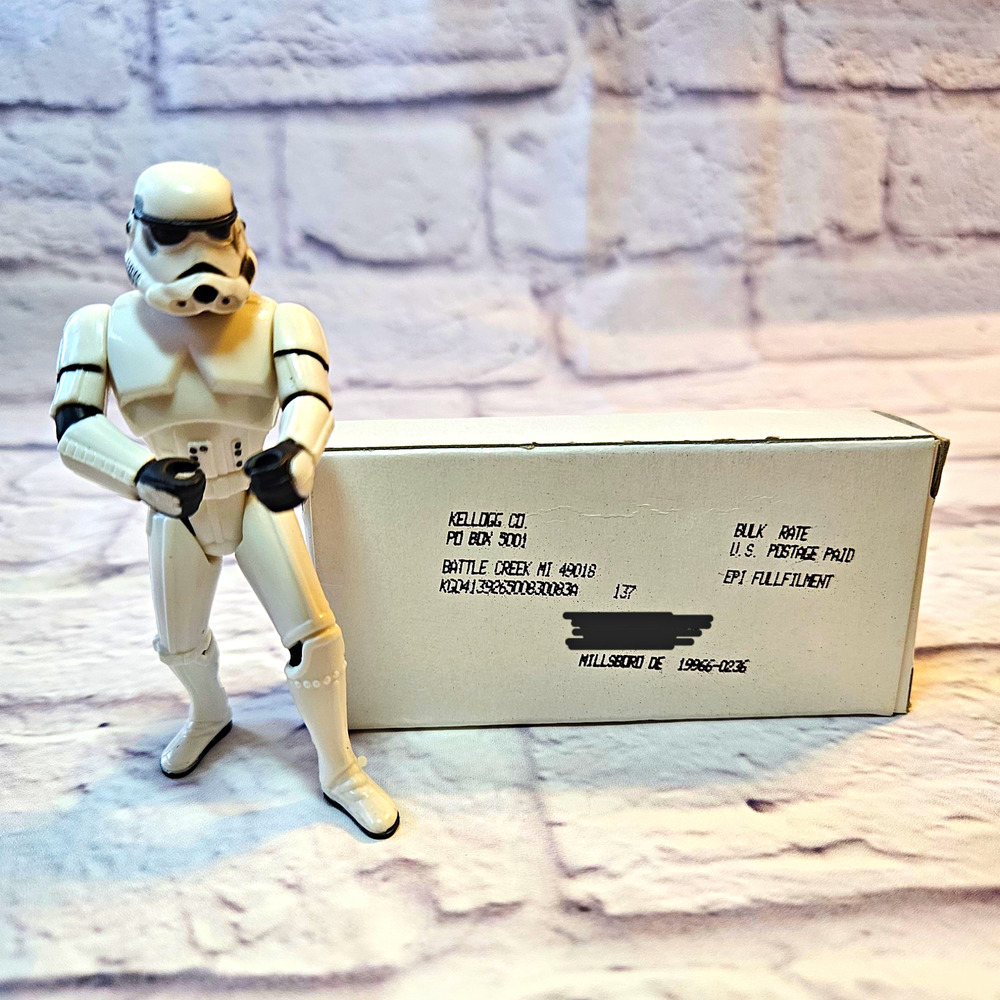 1995 Kenner Star Wars Han Solo Stormtrooper Disguise Kelloggs Mail Away Box